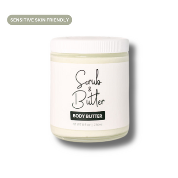 'Naked' Unscented Body Butter (8oz)