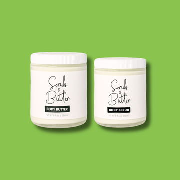 'Apple Blossom' Crisp Apple Scrub & Butter Bundle (8oz)