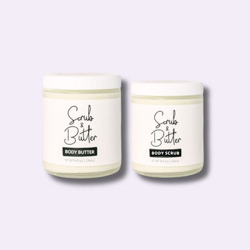 'R&R' Lavender Scrub & Butter Bundle (8oz)