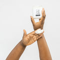 Body Butter by Scrub & Butter is available in a 8 fl oz | 227ml jar. It is lightweight, non-greasy, and nourishing.