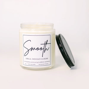 Scrub & Butter x NAUTANA Co. Candle is available in 8oz - up to 40 hours of burn time. It is a limited-edition candle with a blissful blend of Vanilla, Chocolate & Cream.