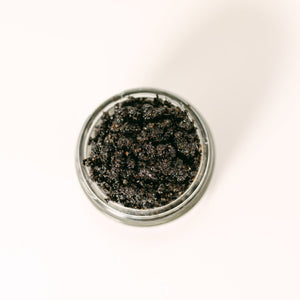 Coffee Scrub by Scrub & Butter is available in a 4oz | 118ml jar. It encourages circulation, is rejuvenating, and moisturizing.